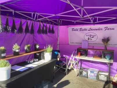 BBLF products at Farmers Market.