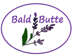 The Bald Butte Lavender Farm's logo.